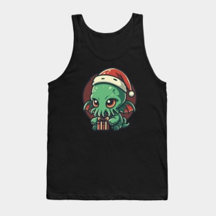 Chibi Christmas Cthulhu #2 Tank Top